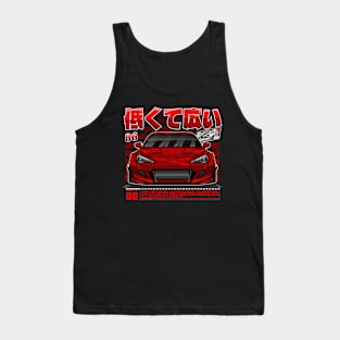 JDM TOYOTA GT 86 (RED) Tank Top